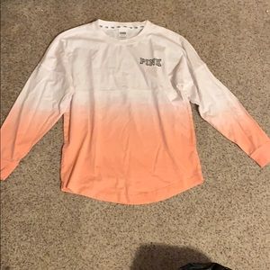 Oversized ombré “PINK” long sleeve